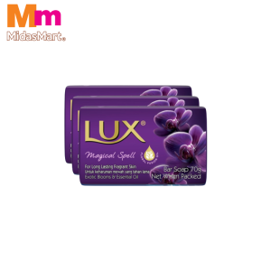 LUX BAR SOAP PURPLE MAGICAL SPELL (3 PIECES X 70G)