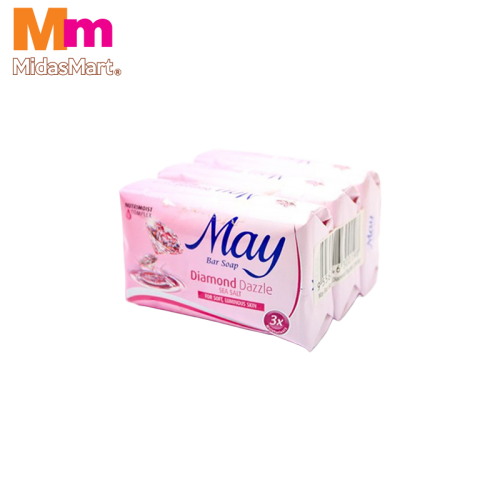 MAY BAR SOAP DIAMOND DAZZLE (3 PIECES X 75G)