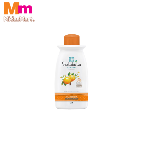 SHOKUBUTSU ORANGE PEEL BODY FOAM REFILL (220ML)