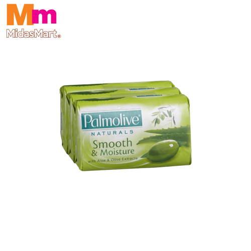 PALMOLIVE SMOOTH & MOIST BAR SOAP TWIN PACK (3 X 80G)