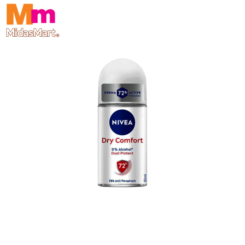 NIVEA DRY COMFORT DEODORANT ROLL-ON (50ML)