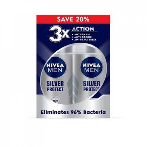 NIVEA (M) R/ON SILVER PROTECT TP 1X2X50ML