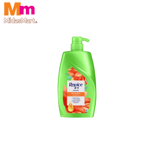 REJOICE SHAMPOO - RICH SOFT SMOOTH (600ML)