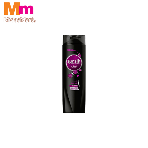SUNSILK SHAMPOO DAZZLING BLACK SHINE (160ML)