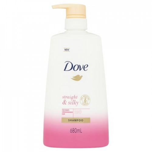 DOVE SHMP STRAIGHT & SILKY 1X650ML