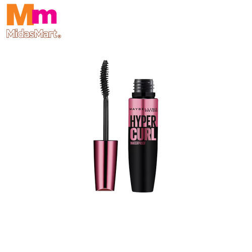 MAYBELLINE HYPERCURL WATERPROOF MASCARA - BLACK (1 PIECE)