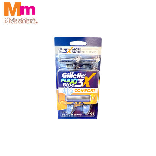 GILLETTE BLUE 3 COMFORT DISPOSABLE (2 PIECES)