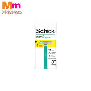 SCHICK EXACTA 2 SENSITIVE VALUE PACK (3 PIECES)