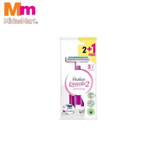 SCHICK EXACTA 2 WOMEN VALUE PACK (3 PIECES)