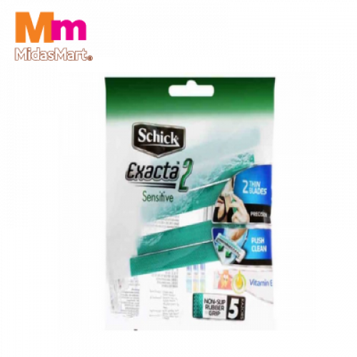 SCHICK EXACTA 2 SENSITIVE 5'S 1X5'S