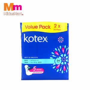NEW KOTEX MAXI T/PACK 1 x 2X20S 