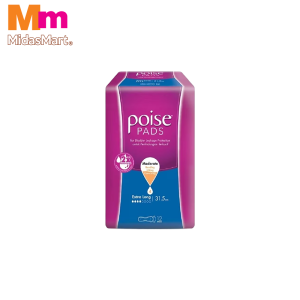 POISE PADS EXTRA LONG NON-WING (12 PIECES)