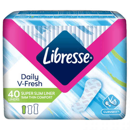 LIBRESSE SUPER SLIM PANTY LINER 40'S 1X40'S