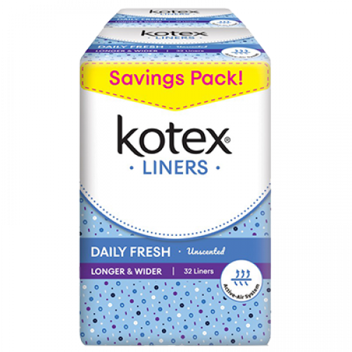 KOTEX FRESH LONGER & WIDER T/P 32 1X2X32s