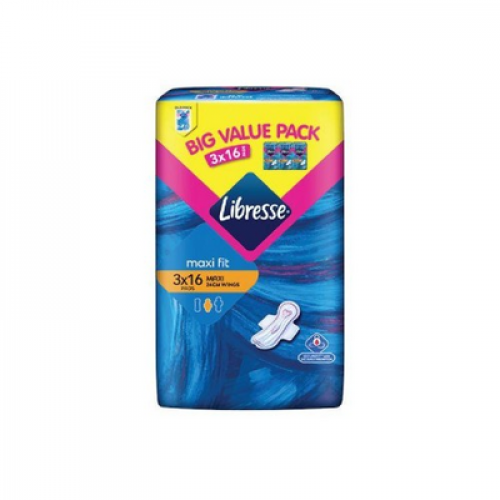 LIBRESSE MAXI WINGS (MULTIPACK) 1X3X16'S