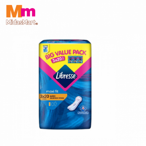 LIBRESSE MAXI NON-WINGS (MULTIPACK) 1X3X20'S