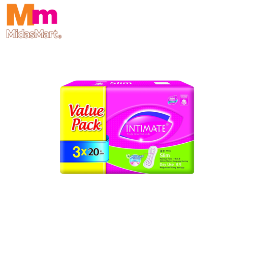 INTIMATE DAY LIGHT SLIM SAFETY FIT MULTI PACK (3 X 20 PIECES)