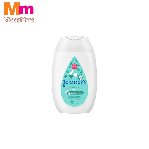 JOHNSON'S BABY LOTION - MILK & RICE (100ML)