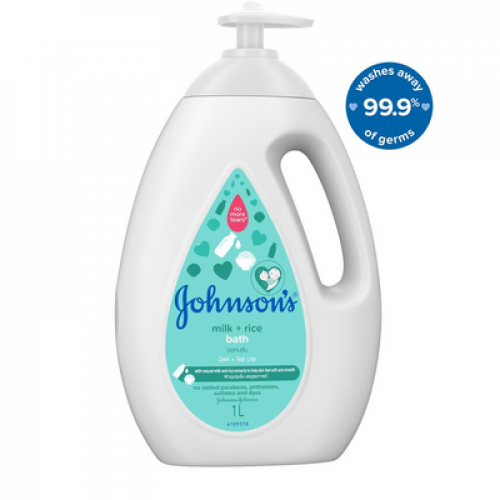 JOHNSON'S BABY BATH MILK+RICE 1X1000ML