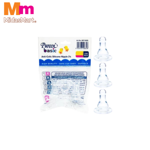 BASILIC ANTI-COLIC SILICONE NIPPLE WIDE NECK - X-C