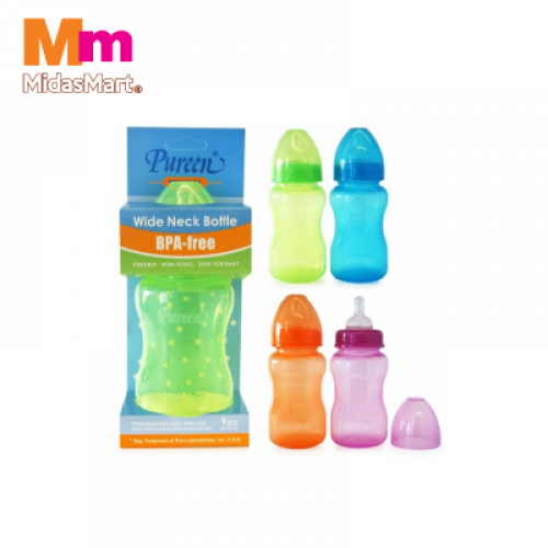 PUREEN BSC WIDE NECK BTL 9OZ 1X1'S PUREEN BSC WIDE NECK BTL 9OZ 1X1'S
