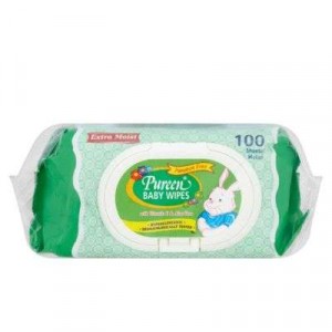 PUREEN B.WIPES WH(POUCH PACK) BWWH2100 1X2X100'S
