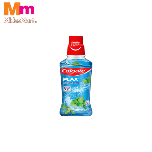 COLGATE PLAX MOUTH RINSE - PEPPERMINT (250ML)