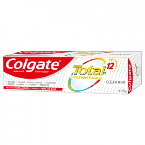 COLGATE T/PASTE TOTAL CLEAN MINT 1X150G