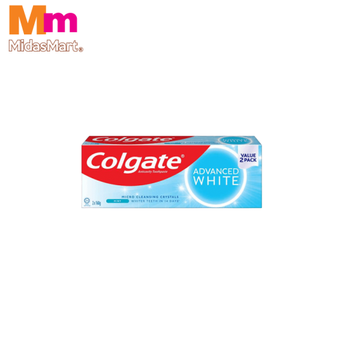 COLGATE WHITENING TOOTHPASTE TWIN PACK (2 X 160G)