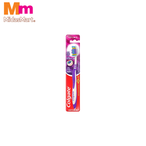 COLGATE ZIG ZAG PLUS TOOTHBRUSH - SOFT (1 PIECE)