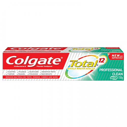 COLGATE T/PASTE TOTAL PROCLEAN 1X150G