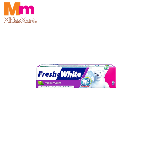 FRESH & WHITE APPLEMINT TOOTHPASTE (225G)