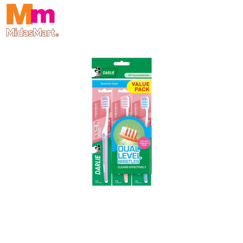 DARLIE FOR HER TOOTHBRUSH SOFT VALUE PACK (3'S)