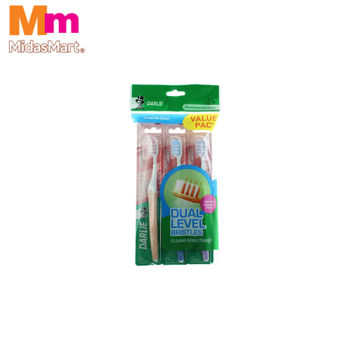 DARLIE FOR HER TOOTHBRUSH MEDIUM VALUE PACK (3 PIECES)