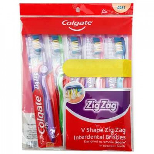 COLGATE T/B ZIG ZAG (SOFT) B3G2F 1X5'S