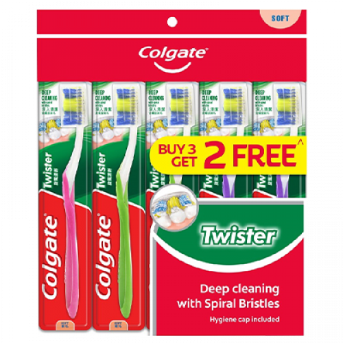 COLGATE TB TWISTER (SOFT) B3F2 1X5'S