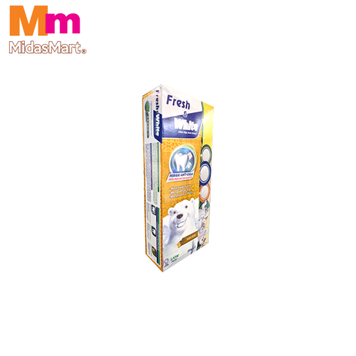 FRESH & WHITE TOOTHPASTE KAYU SUGI (2 X 225G)