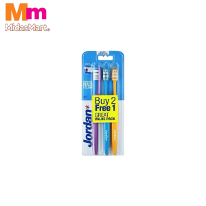 JORDAN SMILE TOOTHBRUSH SOFT/MEDIUM BUY 2 FREE 1 (3 PIECES)