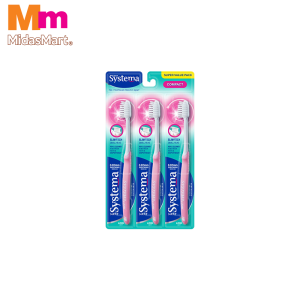 SYSTEMA COMPACT TOOTHBRUSH VALUE PACK (3 PIECES)
