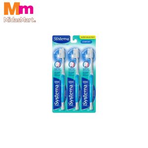 SYSTEMA COMFORT TOOTHBRUSH VALUE PACK (3'S)