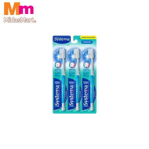 SYSTEMA COMFORT TOOTHBRUSH VALUE PACK (3'S)