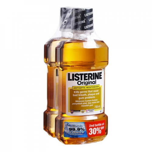 LISTERINE ORG 750ML TP (BLACK CAP) 1X2X750ML