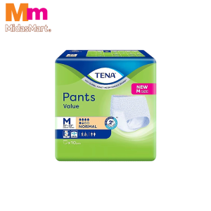 TENA VALUE ADULT DIAPERS MEDIUM (10 PIECES)