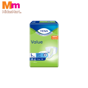 TENA VALUE ADULT DIAPERS LARGE (8 PIECES)