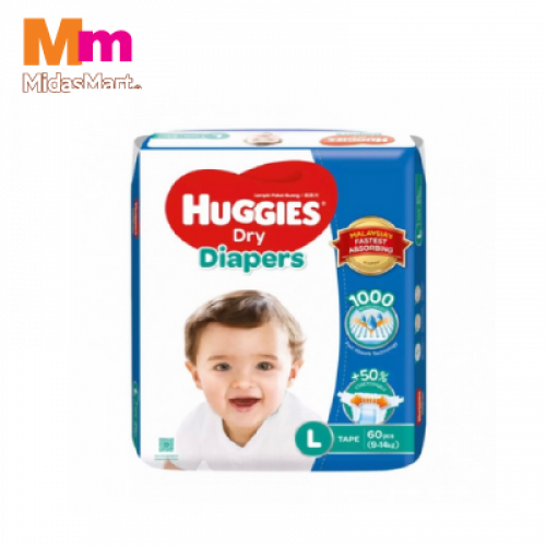 HUGGIES DRY SJP L54 1X54'S