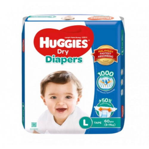 HUGGIES DRY SJP L54 1X54'S