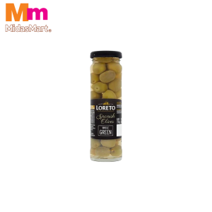 LORETO PITTED GREEN OLIVES (150G)