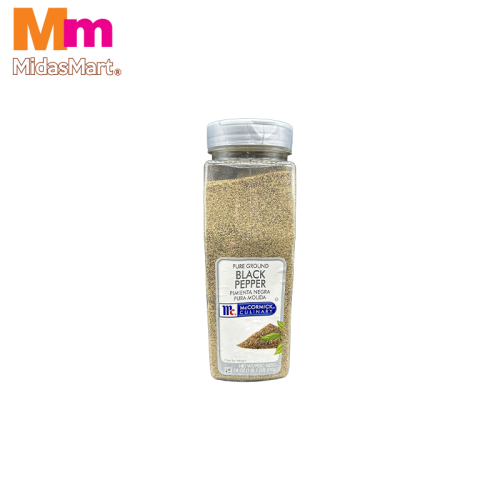 MCCORMICK PURE GROUND BLACK PEPPER (510G)