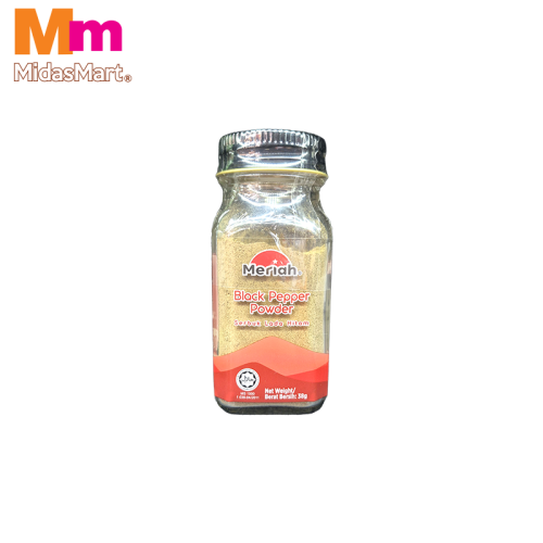 MERIAH FINE GROUND BLACK PEPPER (38G)