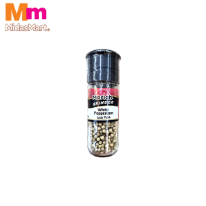 MERIAH WHITE PEPPERCORN GRINDER (65G)
